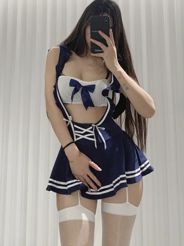 067.陈佩奇-微密圈系列 – 白丝学生装 19